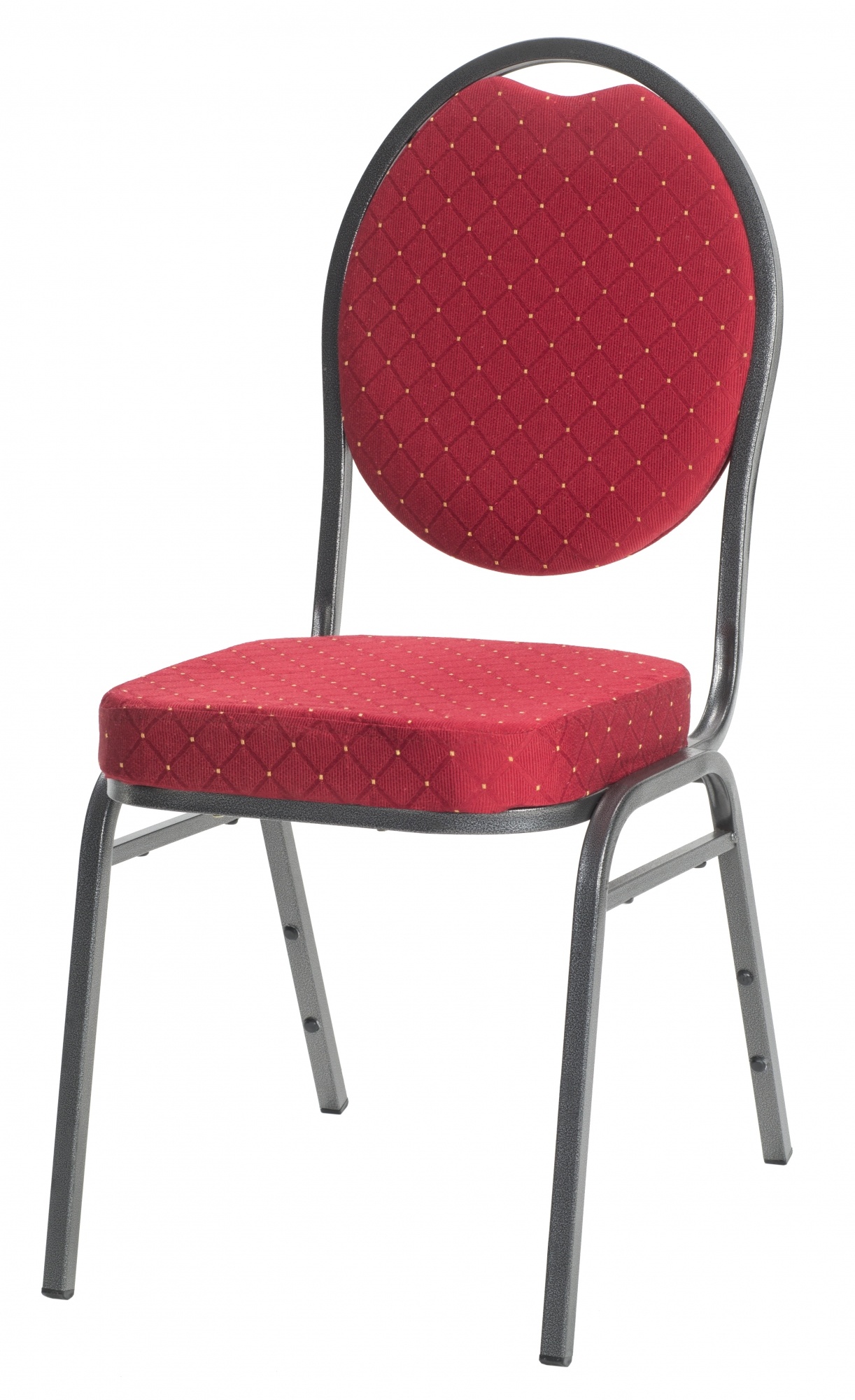 Krzesło bankietowe z tapicerowanym oparciem i siedziskiem 