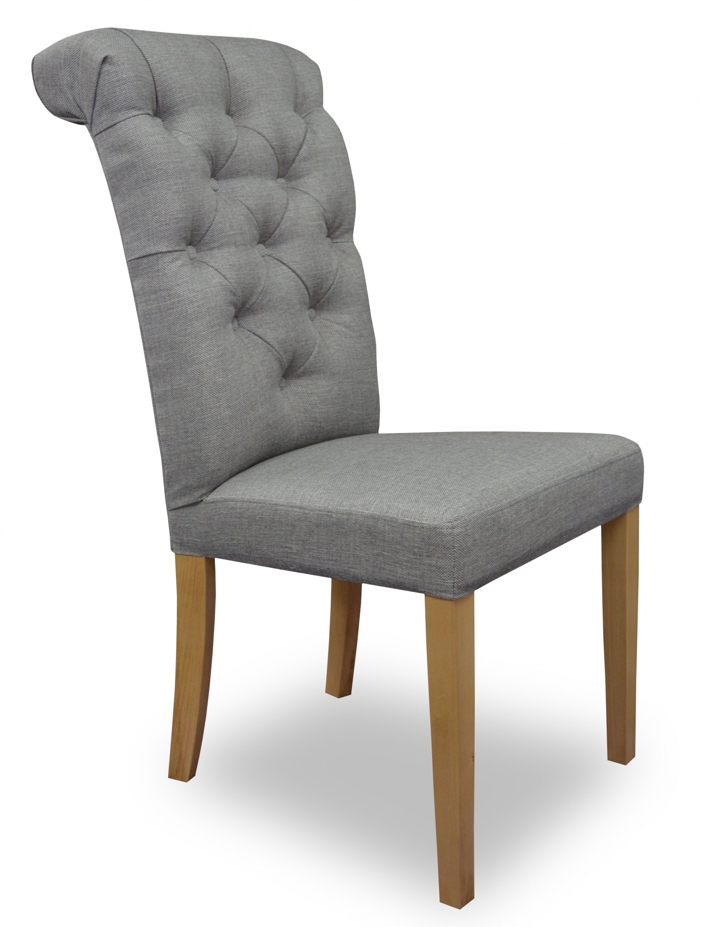 Krzesło do restauracji z pikowaniem Chesterfield na oparciu