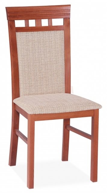 Krzesło do restauracji z tapicerowanym siedziskiem i oparciem