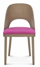 Krzesło drewniane A-1411 AVOLA z tapicerowanym siedziskiem - R