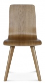 Krzesło drewniane bez tapicerki Fameg A-1602 CLEO - R