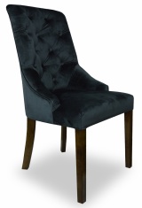 Krzesło drewniane tapicerowane MAZUREK CHESTERFIELD - ADS