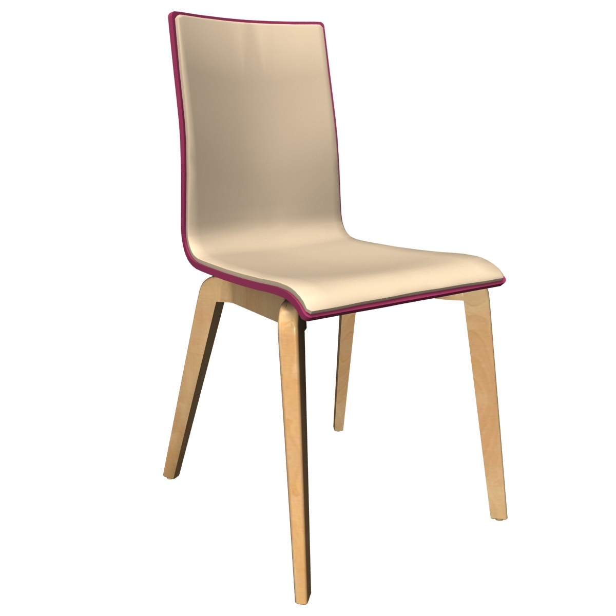 Krzesło drewniane z tapicerowaną nakładką do pokoju hotelowego