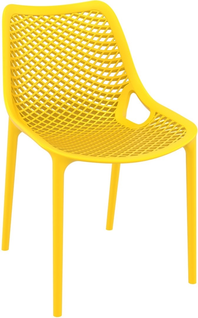 Krzesło gastronomiczne żółte