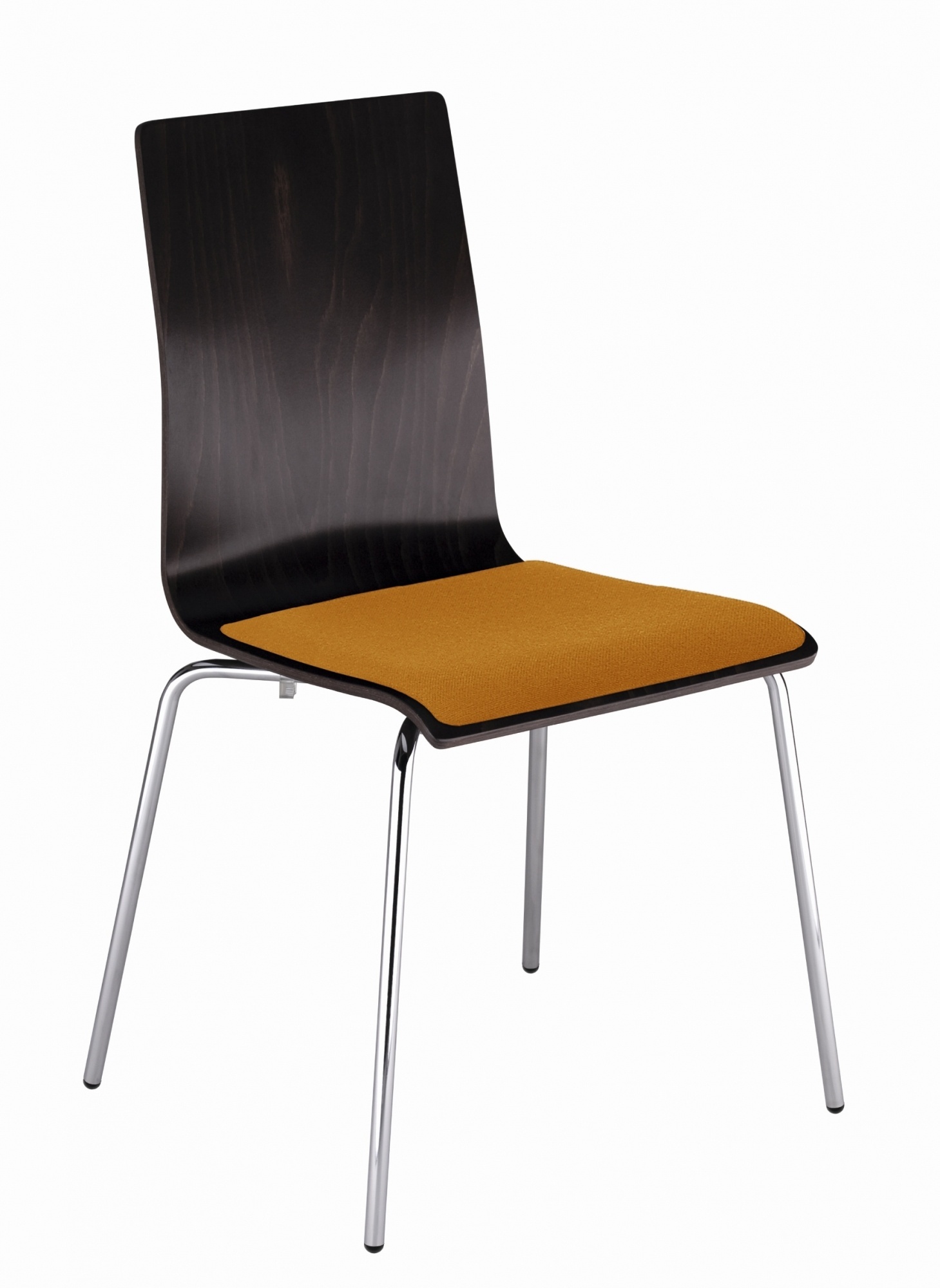 Krzesło metalowe z miękkim siedziskiem z możliwością sztaplowania