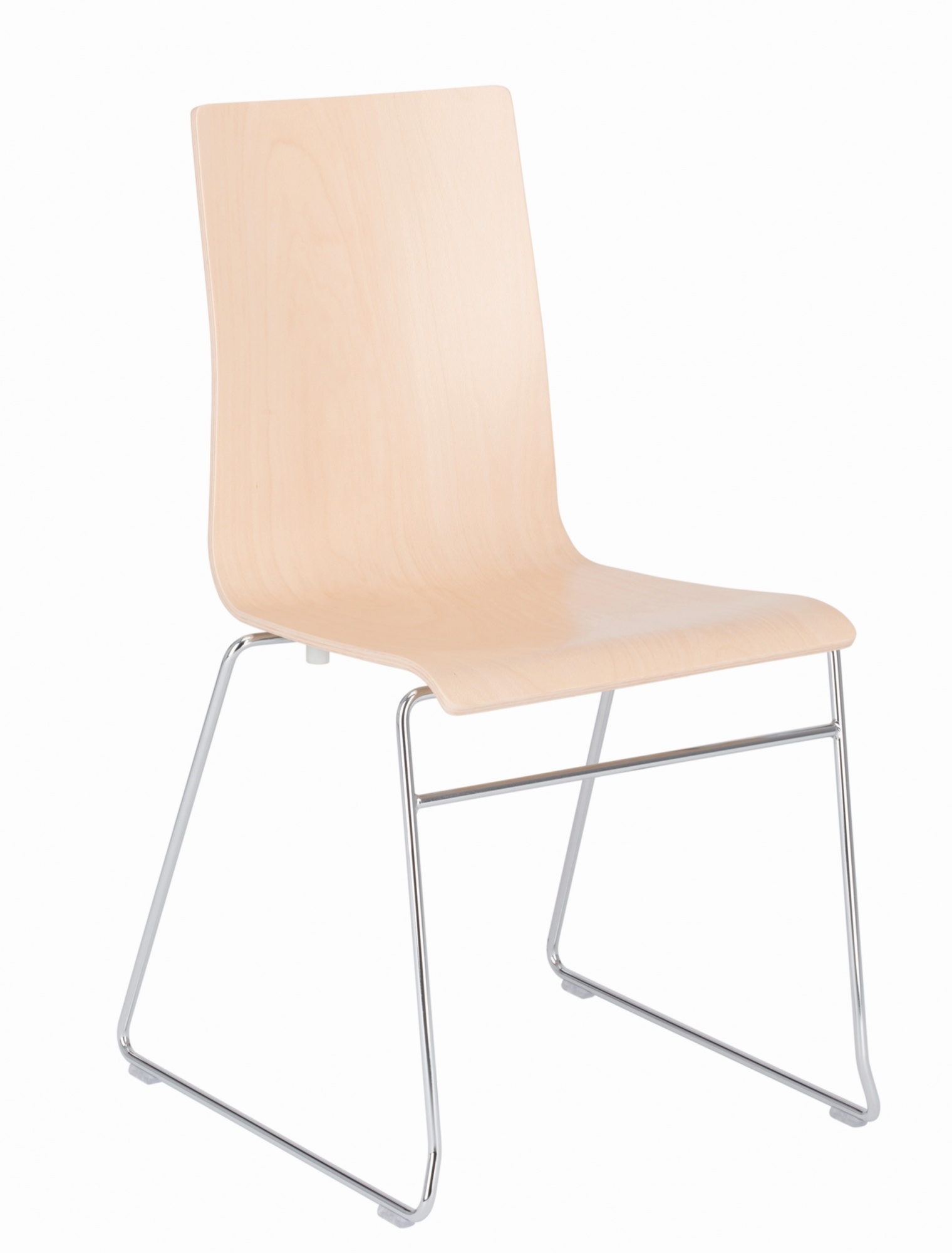 Krzesło metalowe ze sklejką do sali konferencyjnej