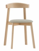 Krzesło sztaplowane A-2920 UXI z tapicerowanym siedziskiem - PM