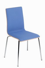 Krzesło tapicerowane CAFE VII B PLUS na metalowych nogach - NS