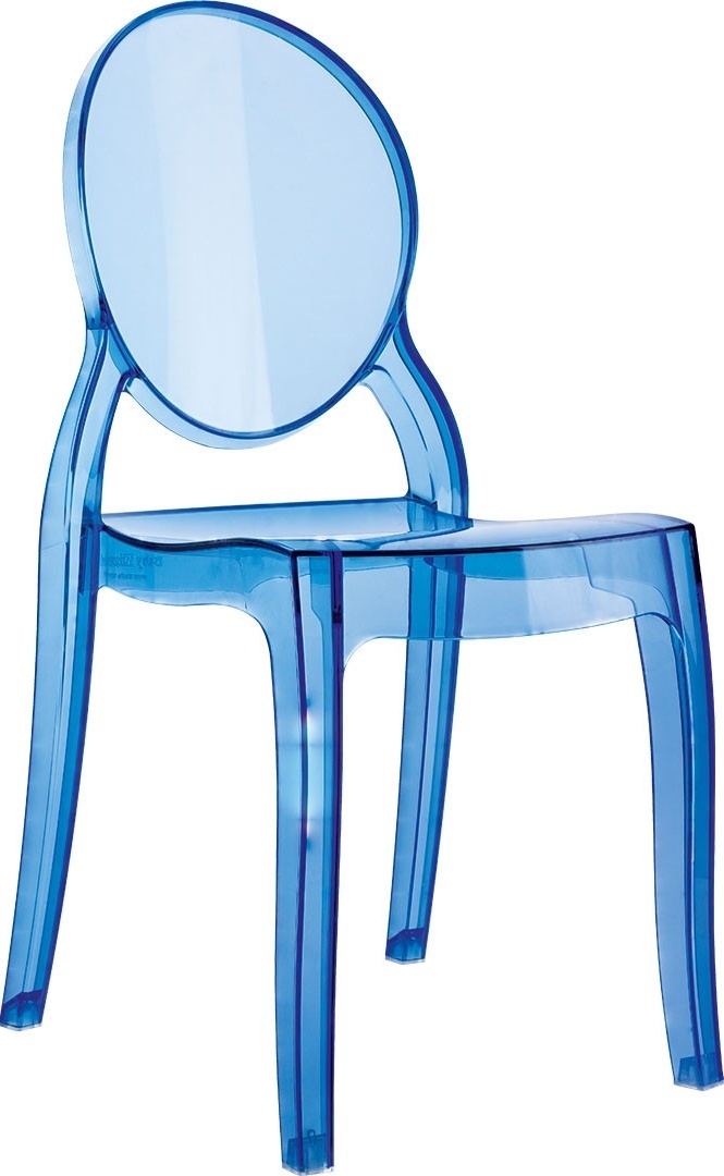 Niebieskie krzesła dla dzieci