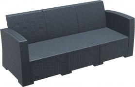 SO-SES-MOON 3-os. Sofa biała