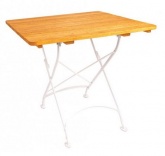 Stół metalowo-drewniany ELIZABETH 2 BIS 70x70 cm - RO