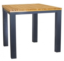 Stół metalowo-drewniany RAP 80x80 cm - RO