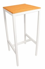 Stół metalowo-drewniany wysoki GIN - RO