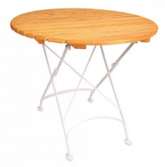 Stół składany zewnętrzny ELIZABETH 2 BIS fi 110 cm - RO