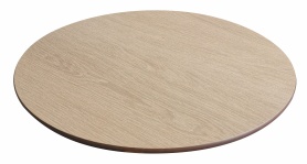 Stół uchylny z okrągłym blatem kompaktowym